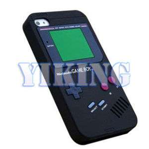 Nintendo Silicone Case Game Boy For iPhone 4 4G BLACK  