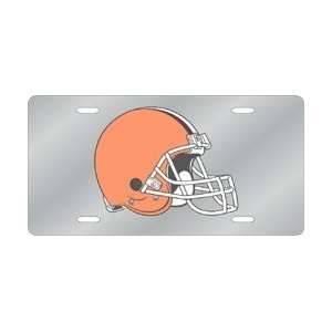  Cleveland Browns Silver Laser Cut License Plate Sports 