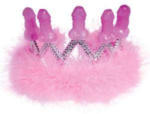 Bachelorette Party Pink Hat Crown Tiara  