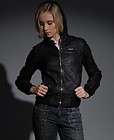 New Womens Superdry Basic Bomber Leather Jacket EB1113/3750