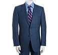   windowpane wool silk 2 button fit rom suit with single pleat pants