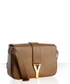 Yves Saint Laurent havana musk leather Chyc flap shoulder bag 