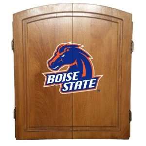  Boise State Broncos Dart Board Cabinet: Sports & Outdoors