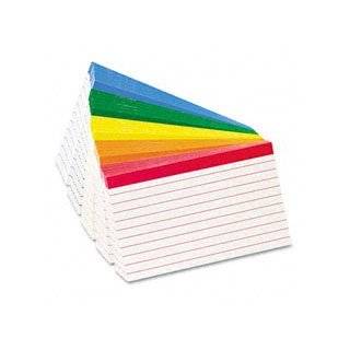 Esselte Color Coded Bar Ruling Index Card