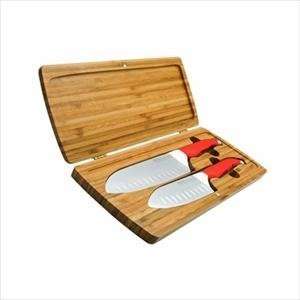  Rachael Ray Furi 2 pc Knife Set with Bamboo Case: Kitchen 