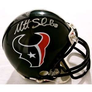  Matt Schaub Signed Texans Mini Helmet   GAI   Autographed 