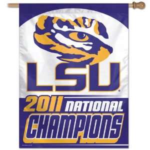 LSU Tigers 2011 BCS National Champions 3 x 5 Flag:  