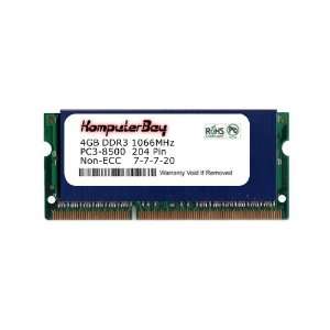 4GB DDR3 SODIMM (204 pin) 1066Mhz PC3 8500 for Apple 4 GB with SODIMM 