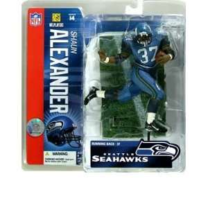 McFarlane NFL Series 14   Shaun Alexander in Blue Seattle Seahawks 