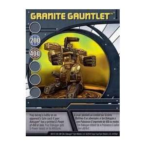  Bakugan Ability Card   Granite Gauntlet 