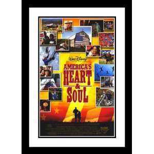  Americas Heart and Soul 20x26 Framed and Double Matted Movie 