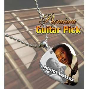  Muddy Waters Premium Guitar Pick Necklace: Musical 