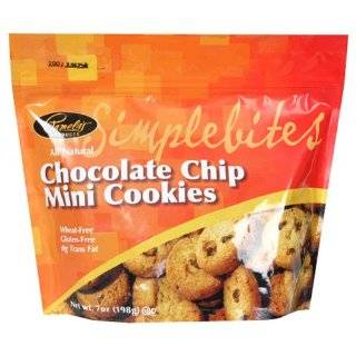 Pamelas Products Simplebites Chocolate Chip Mini Cookies, 7 Ounce 