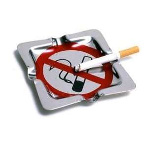  Suck UK No Smoking Asy Tray  Silver Polished Steel: Home 
