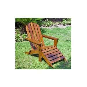  Lauren & Co Adirondack Chair With Foot Rest