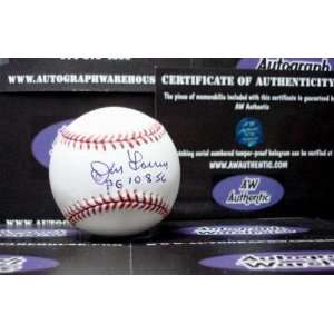 Don Larsen Autographed Baseball Inscribed 10 8 56 (New York Yankees 
