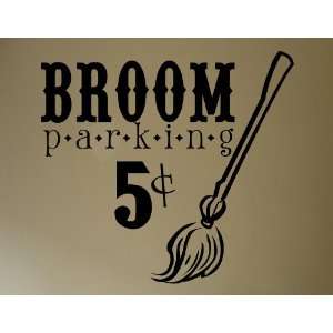   Decoration Wall Decals Broom parking 5 cents: Everything Else