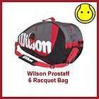 New Wilson Pro Staff 6 Racquet Tennis Six Racket Bag (2011)