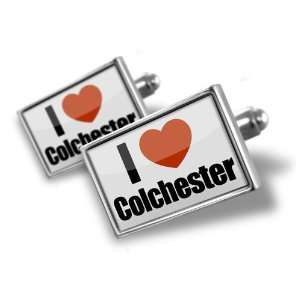 Cufflinks I Love Colchester region: East of England, England   Hand 