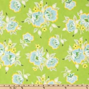 44 Wide Nicey Jane Church Flowers Green By The Yard: heather_bailey 