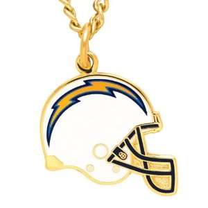  NFL San Diego Chargers Necklace   Helmet: Sports 
