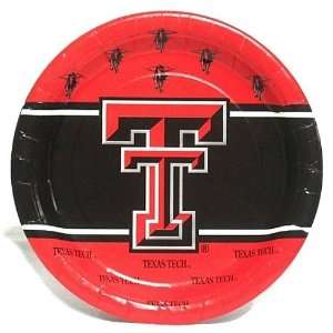  Texas Tech Red Raiders Paper Plates   8 count: Health 