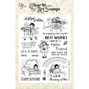   by 6 Inch Clear Art Stamps, Couple of Cuties Arts, Crafts & Sewing