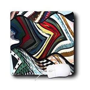   Florene Digital Contemporary   Zig And Zag   Mouse Pads Electronics