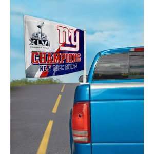  New England Patriots Super Bowl XLVI Champions Truck Flag 
