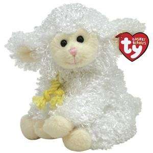  TY Basket Beanie Baby   FLOXY the Lamb Toys & Games