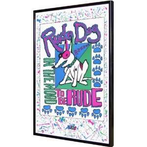  Rude Dog In The Mood to be Rude 11x17 Framed Poster 
