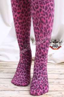 CUTiE Punk OPAQUE Tights Pantyhose LEOPARD PINK PANTHER  