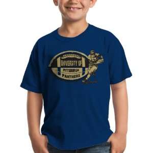NCAA Pittsburgh Panthers Boys Jacks Back Crew Tee Shirt:  