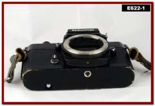 Nikon Nikomat Nikkormat EL Black SLR film camera; new seals CLA 