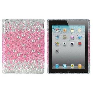 FULL Cover Pink Splash Crystal Case for Apple iPad 2; Crystal 