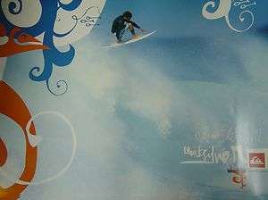 New Quiksilver Poster Nathan Fletcher Surf Posters Stretch Quad 