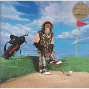    Greeting Cards   Fathers Day   Chimp ion Golfer: Office Products