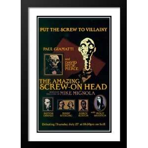   Amazing Screw On Head 32x45 Framed and Double Matted Movie Poster   A