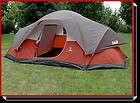 NEW 3 ROOM DOME FAMILY CAMPING 8 MAN TENT W RAIN COVER  