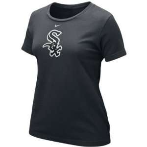   Chicago White Sox Black Authentic Crew Tshirt