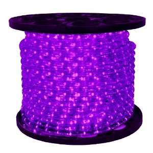 Purple   LED Rope Light   1/2 in.   2 Wire   120 Volt   148 ft. Spool 