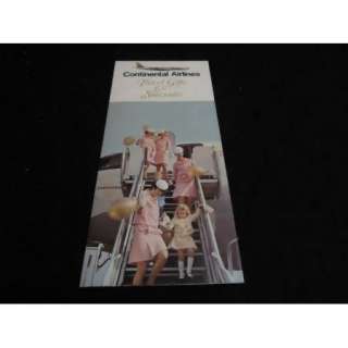 1960s CONTINENTAL AIRLINES Catalog Travel Gifts  