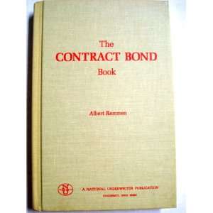  The contract bond book Albert Remmen Books