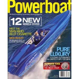  Powerboat, March 2008 Issue Editors of POWERBOAT Magazine Books