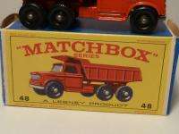 MATCHBOX LESNEY NO.48 DODGE DUMPER TRUCK, NM, BOXED  