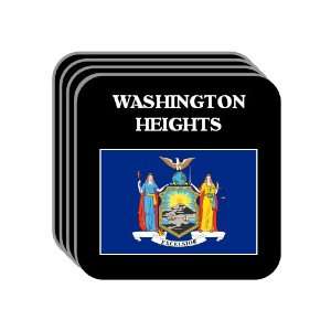  US State Flag   WASHINGTON HEIGHTS, New York (NY) Set of 4 
