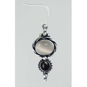   Gemstones Featuring White Moonstone and Black Onyx The Silver Dragon