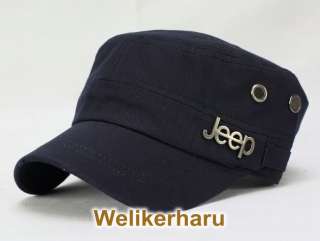 Jeep Military STYLE FLAT Army CAP Vintage HAT 4 color  