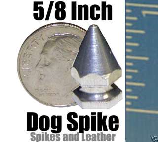 40 Screwback leathercraft Spikes 5/8 Dog Spike Aluminum  