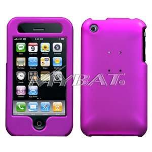 Apple iPhone 3G / 3GS Titanium Solid Purple Phone Protector Cover Hard 